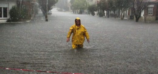 inundación en Mar del plata